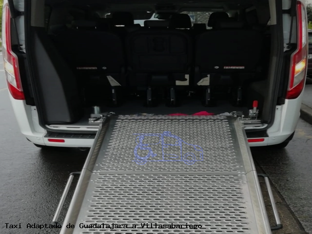 Taxi accesible de Villasabariego a Guadalajara