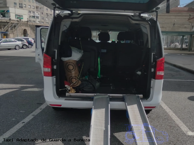 Taxi accesible de Benuza a Guarda