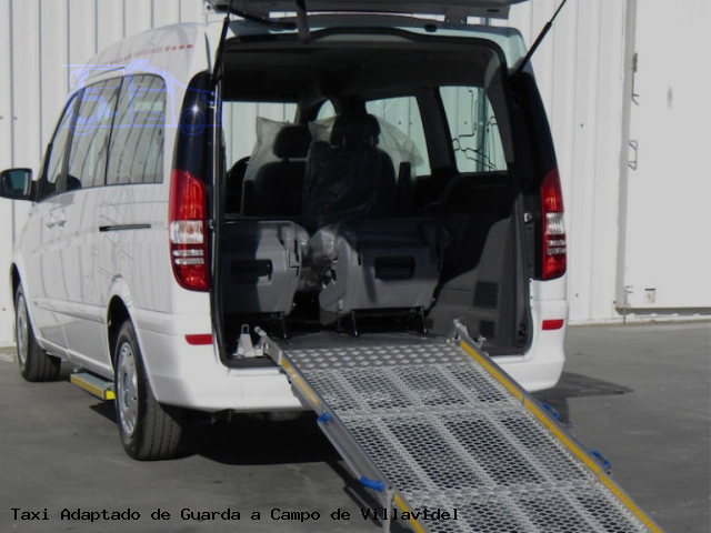 Taxi accesible de Campo de Villavidel a Guarda