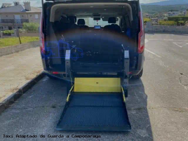 Taxi accesible de Camponaraya a Guarda