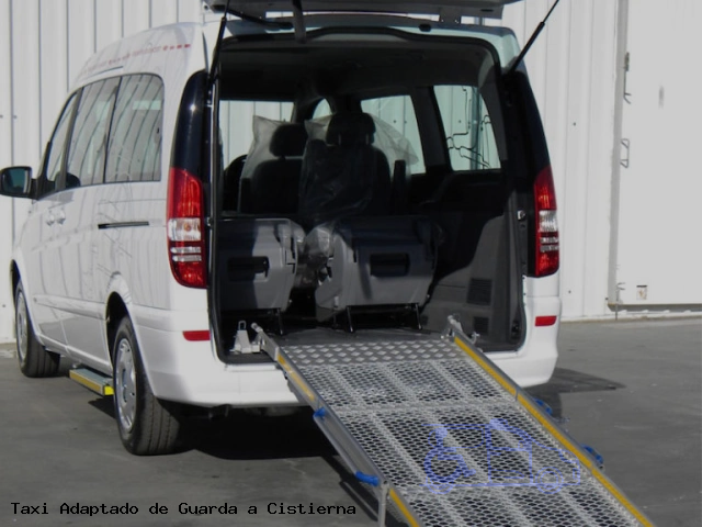 Taxi accesible de Cistierna a Guarda