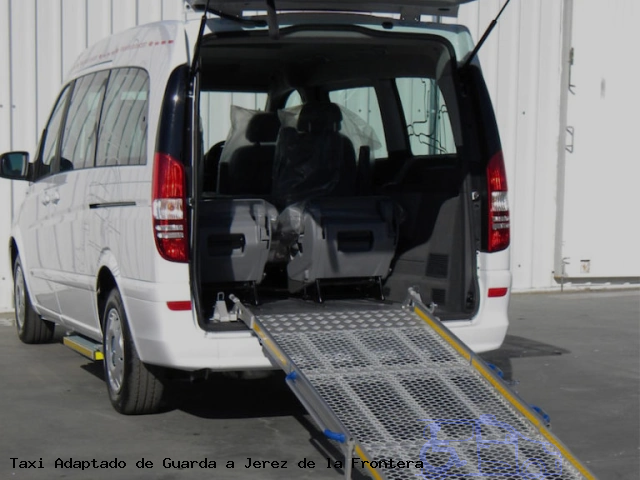 Taxi accesible de Jerez de la Frontera a Guarda