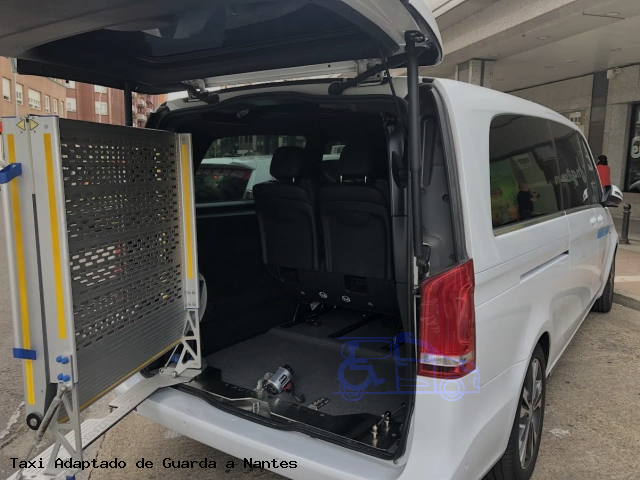 Taxi accesible de Nantes a Guarda
