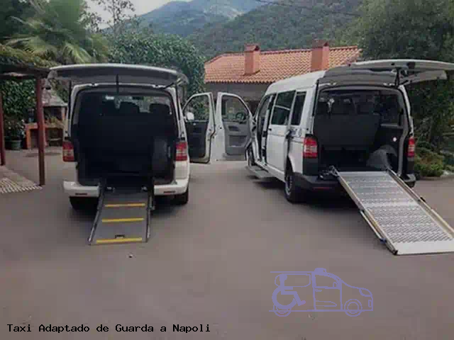 Taxi adaptado de Napoli a Guarda
