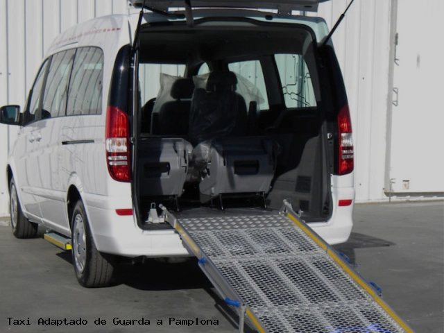 Taxi accesible de Pamplona a Guarda