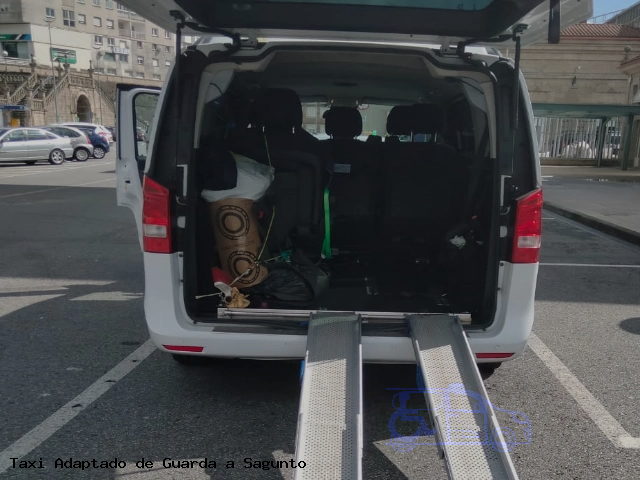 Taxi accesible de Sagunto a Guarda