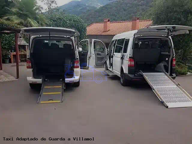 Taxi accesible de Villamol a Guarda
