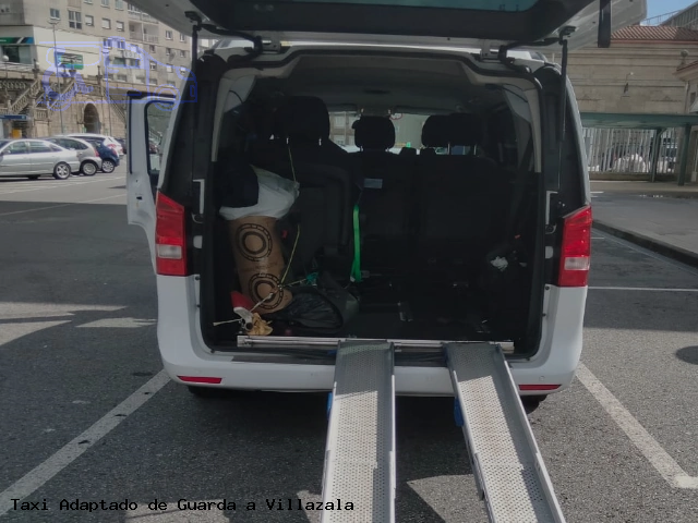 Taxi accesible de Villazala a Guarda