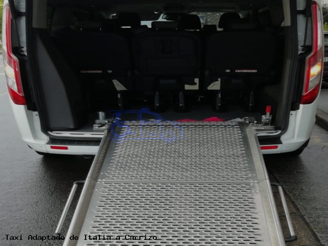 Taxi accesible de Carrizo a Italia