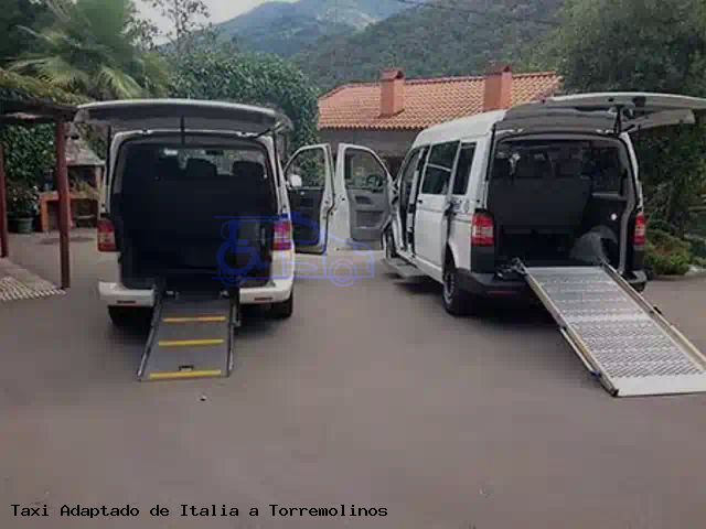 Taxi accesible de Torremolinos a Italia