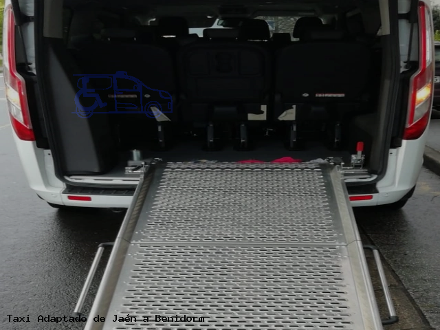 Taxi accesible de Benidorm a Jaén