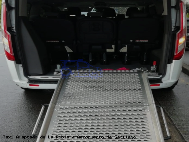 Taxi accesible de Aeropuerto de Santiago a La Robla