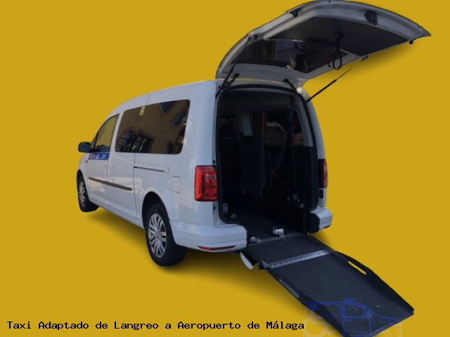 Taxi accesible de Aeropuerto de Málaga a Langreo