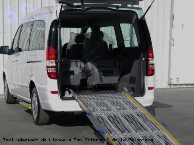 Taxi accesible de San Cristóbal de la Polantera a Lisboa