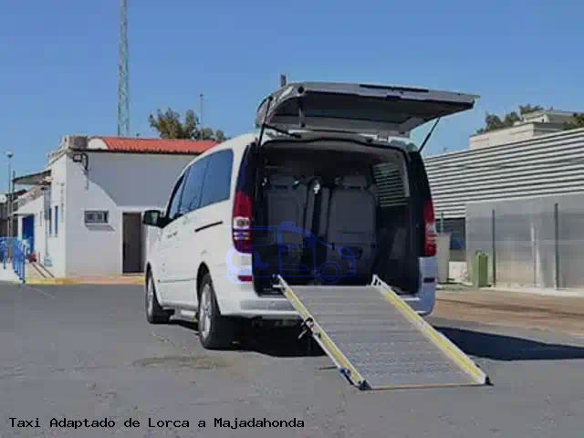 Taxi accesible de Majadahonda a Lorca