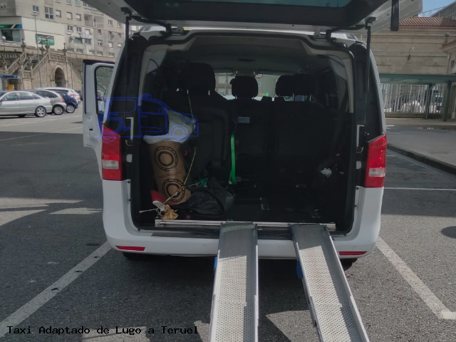 Taxi accesible de Teruel a Lugo