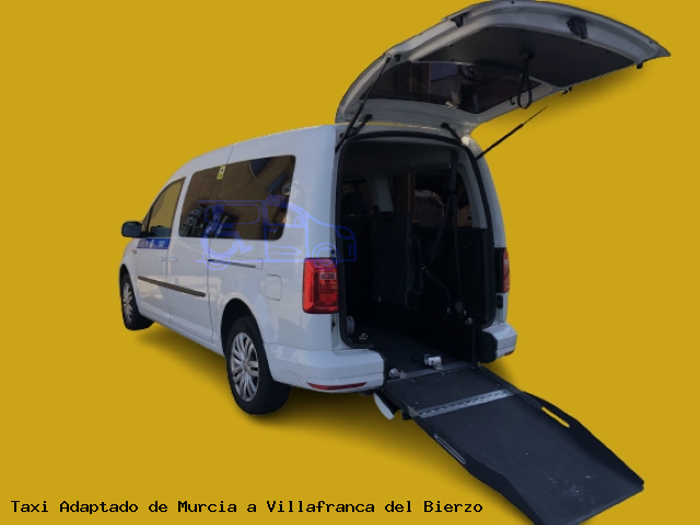Taxi accesible de Villafranca del Bierzo a Murcia