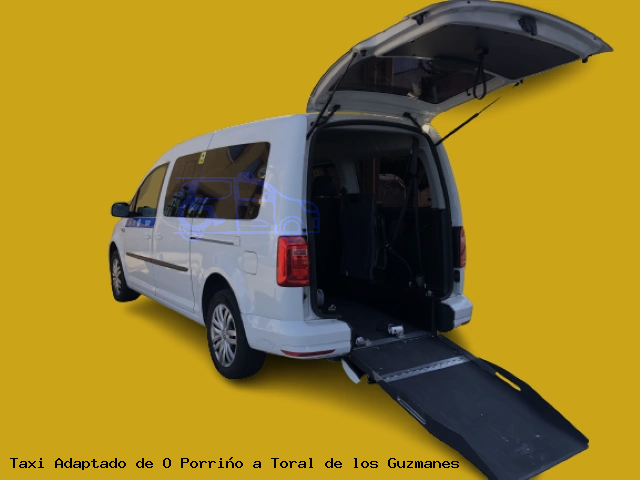 Taxi accesible de Toral de los Guzmanes a O Porriño