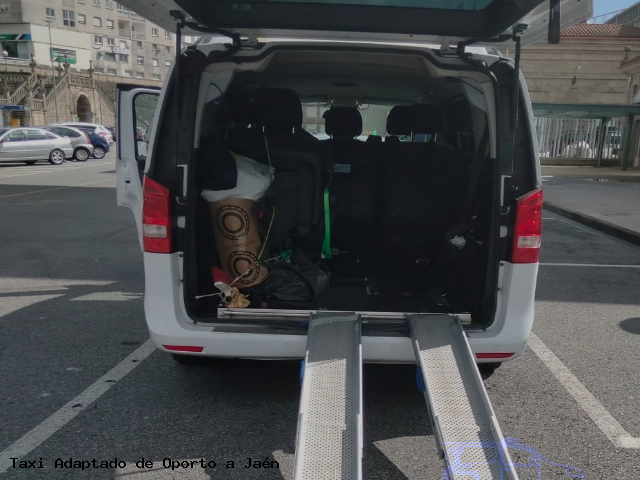 Taxi accesible de Jaén a Oporto