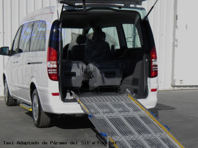 Taxi accesible de Funchal a Páramo del Sil