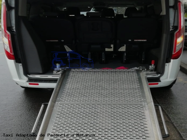 Taxi accesible de Matanza a Palencia