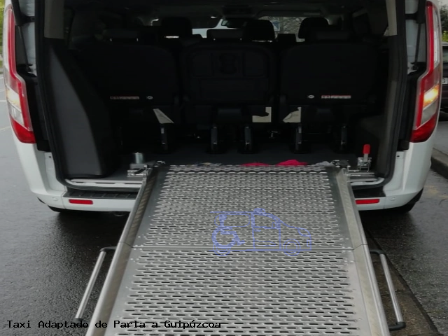Taxi accesible de Guipúzcoa a Parla