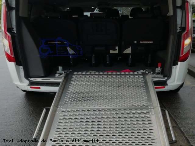 Taxi accesible de Villamejil a Parla