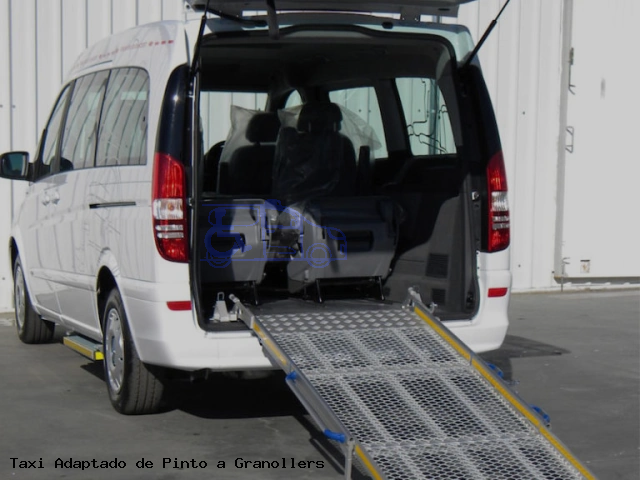 Taxi accesible de Granollers a Pinto