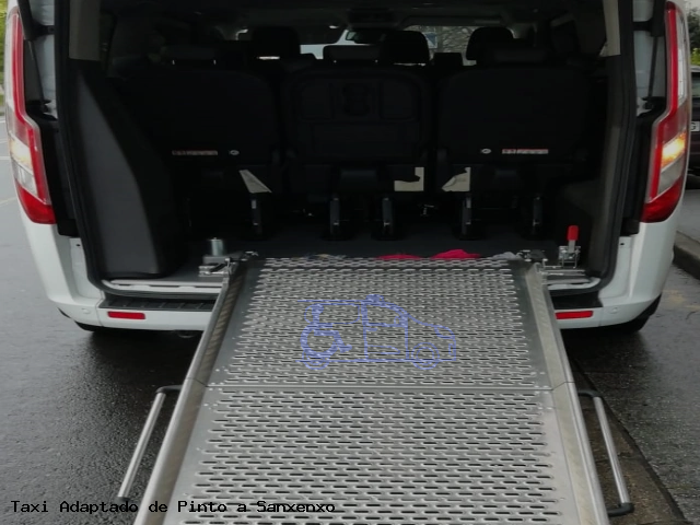 Taxi accesible de Sanxenxo a Pinto