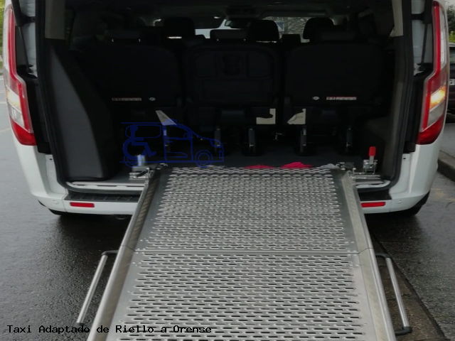 Taxi accesible de Orense a Riello