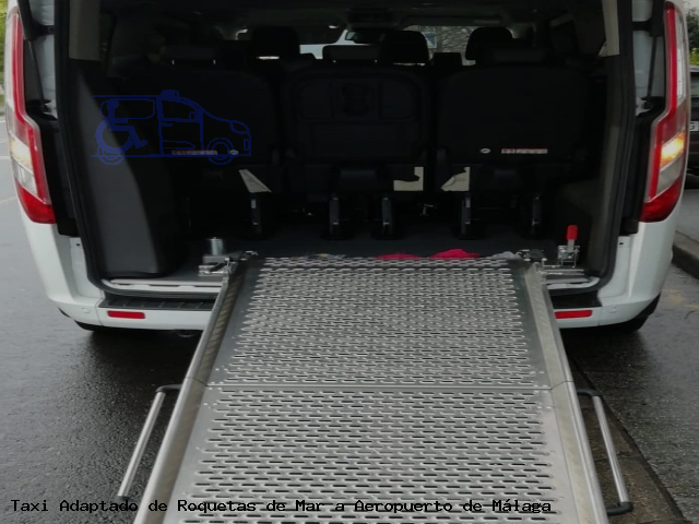 Taxi accesible de Aeropuerto de Málaga a Roquetas de Mar
