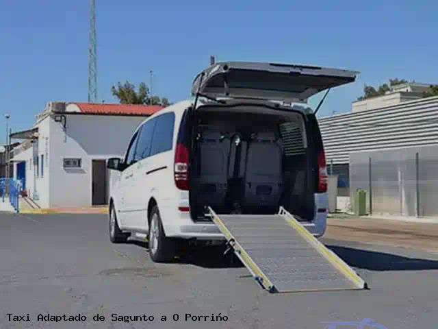 Taxi adaptado de O Porriño a Sagunto