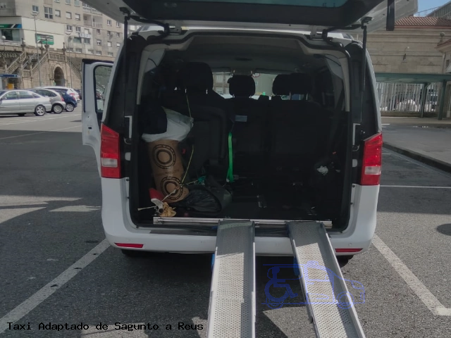 Taxi accesible de Reus a Sagunto