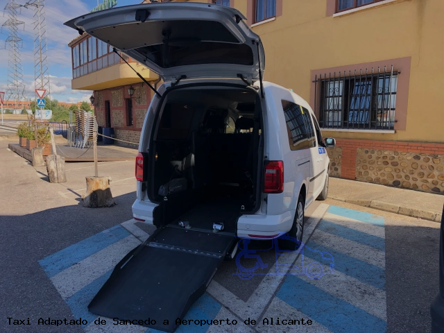 Taxi accesible de Aeropuerto de Alicante a Sancedo