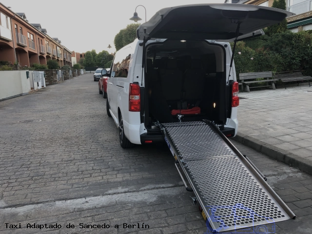 Taxi accesible de Berlín a Sancedo