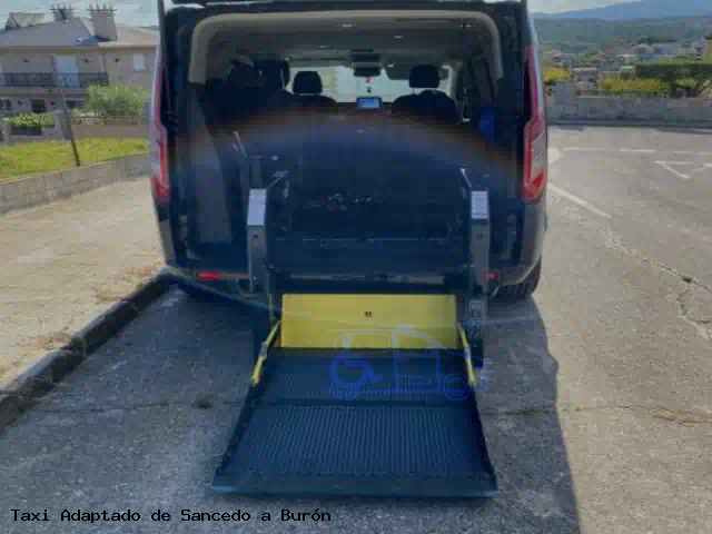 Taxi accesible de Burón a Sancedo