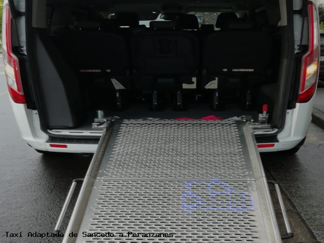 Taxi accesible de Peranzanes a Sancedo