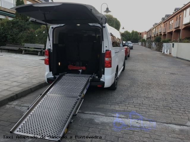 Taxi accesible de Pontevedra a Sancedo