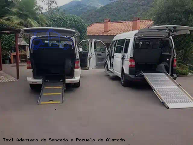 Taxi accesible de Pozuelo de Alarcón a Sancedo