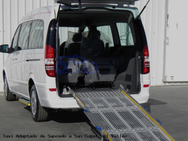 Taxi adaptado de San Cugat del Vallés a Sancedo