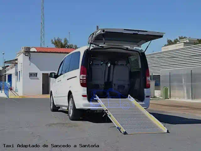Taxi accesible de Santoña a Sancedo