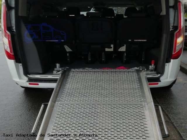 Taxi accesible de Albania a Santander