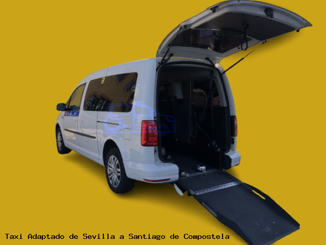 Taxi accesible de Santiago de Compostela a Sevilla