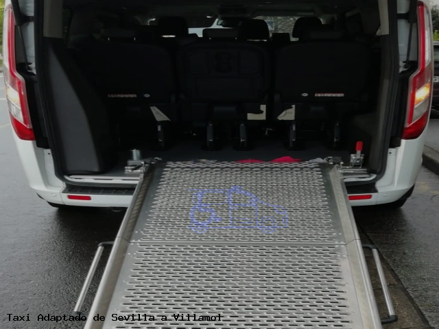 Taxi accesible de Villamol a Sevilla