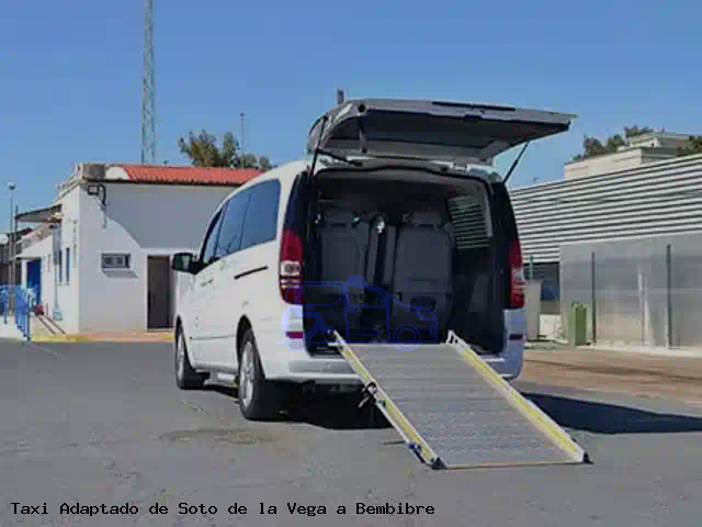 Taxi accesible de Bembibre a Soto de la Vega