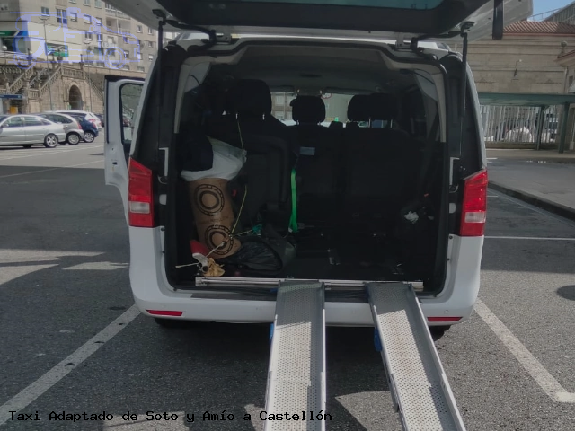 Taxi accesible de Castellón a Soto y Amío