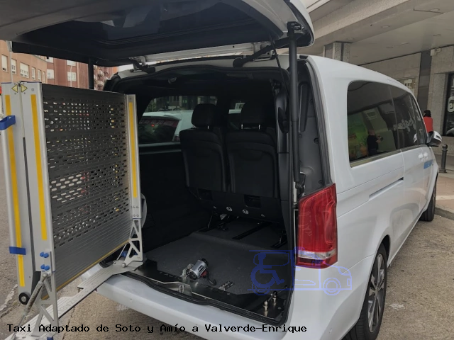 Taxi accesible de Valverde-Enrique a Soto y Amío