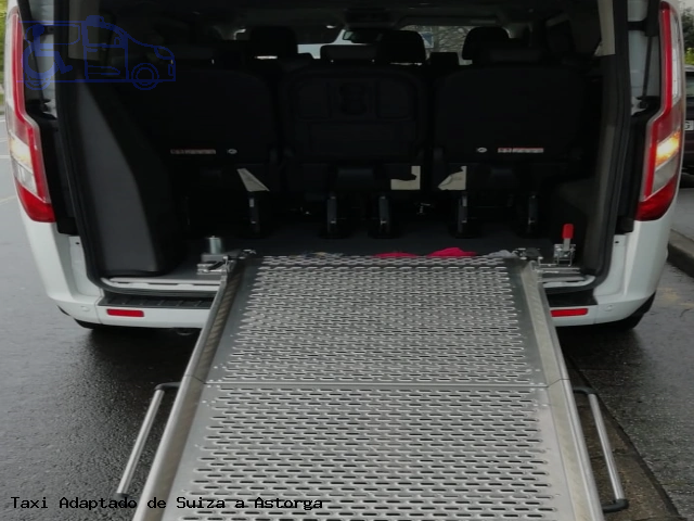 Taxi accesible de Astorga a Suiza
