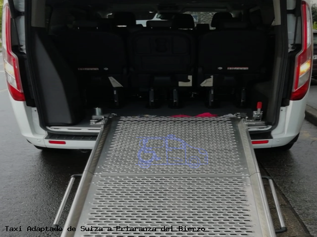 Taxi accesible de Priaranza del Bierzo a Suiza