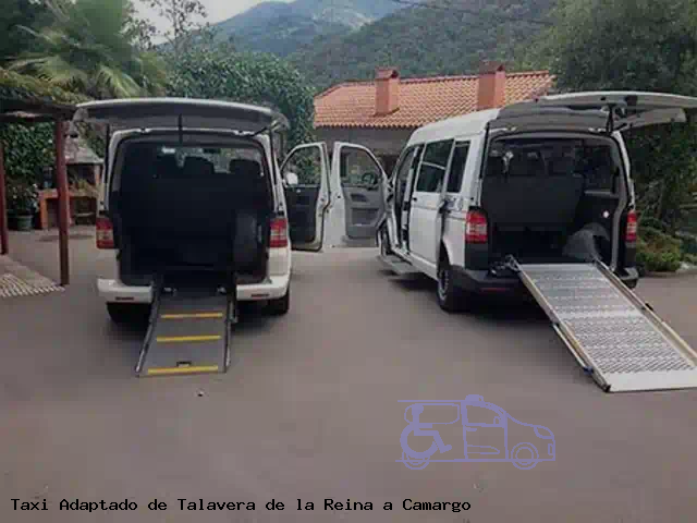 Taxi accesible de Camargo a Talavera de la Reina